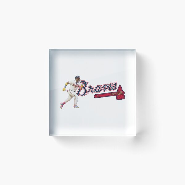 Item preview, Ronald Acuña Jr. Atlanta Braves Baseball Star Action Design designed and sold by Turnersports.