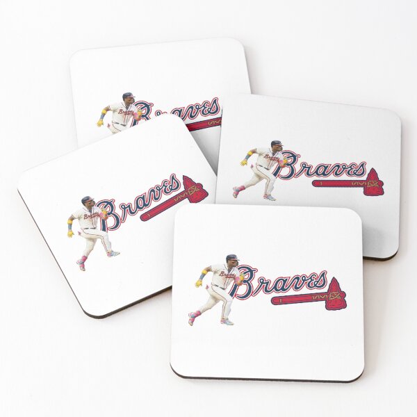 Item preview, Ronald Acuña Jr. Atlanta Braves Baseball Star Action Design designed and sold by Turnersports.