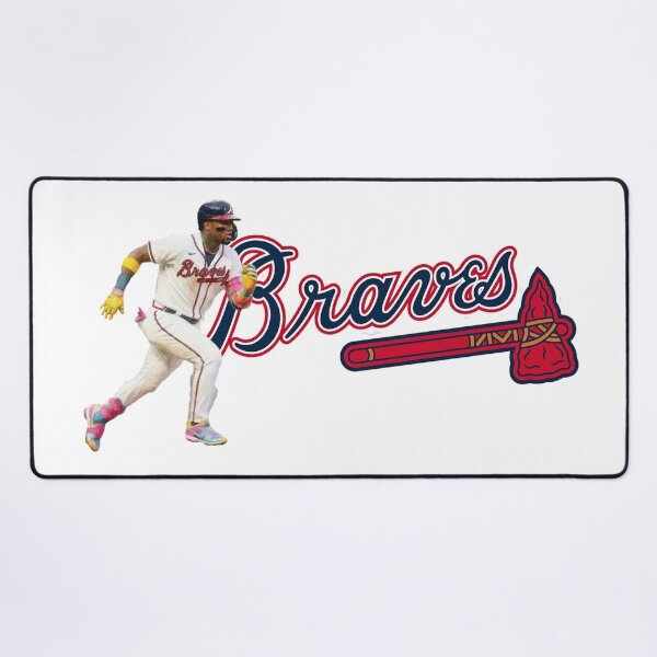 Item preview, Ronald Acuña Jr. Atlanta Braves Baseball Star Action Design designed and sold by Turnersports.