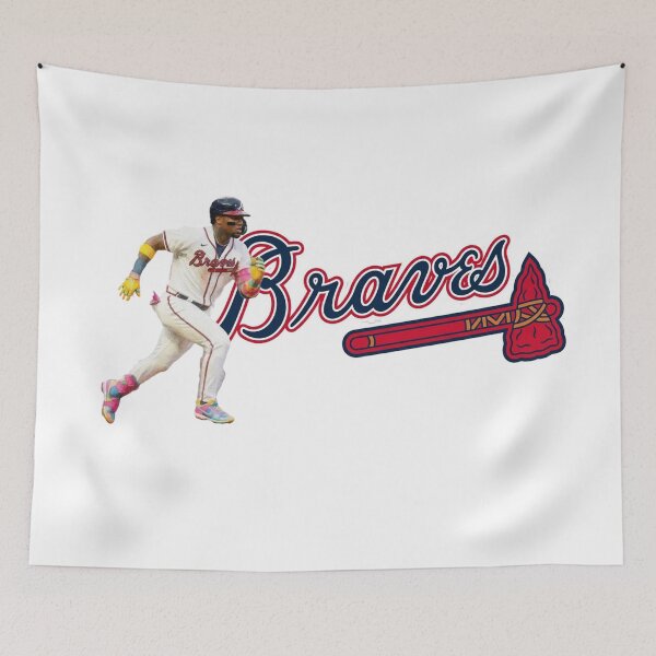 Item preview, Ronald Acuña Jr. Atlanta Braves Baseball Star Action Design designed and sold by cucuzeus.