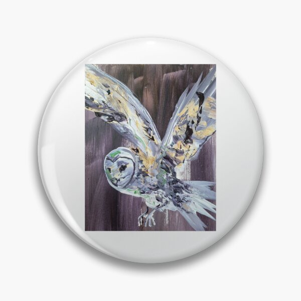 Item preview, Expressionist Flying Owl Painting designed and sold by Meprani87.