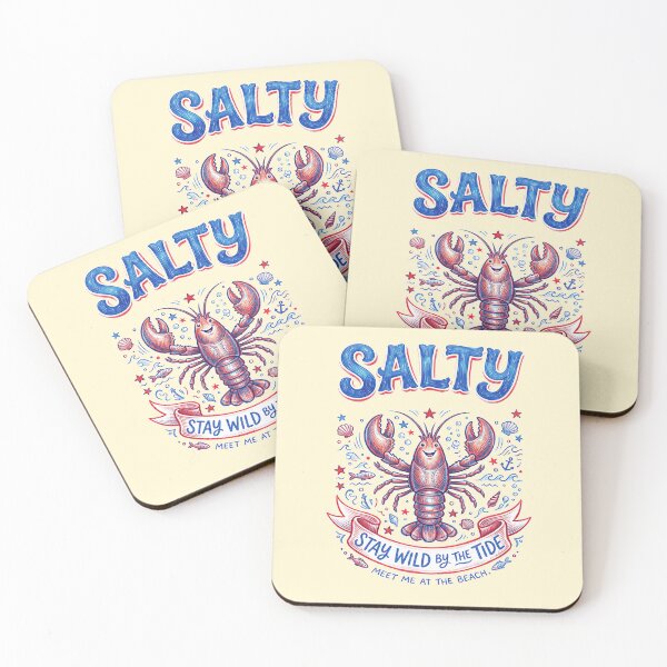 Item preview, Salty Lobster Stay Wild By The Tide Vintage Nautical designed and sold by TeeARTHY.