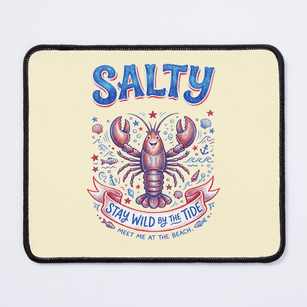 Item preview, Salty Lobster Stay Wild By The Tide Vintage Nautical designed and sold by TeeARTHY.
