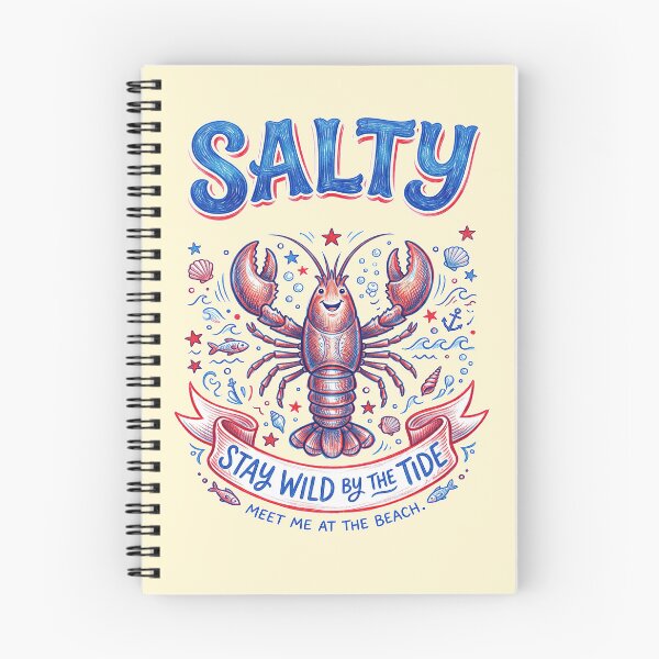 Item preview, Salty Lobster Stay Wild By The Tide Vintage Nautical designed and sold by TeeARTHY.