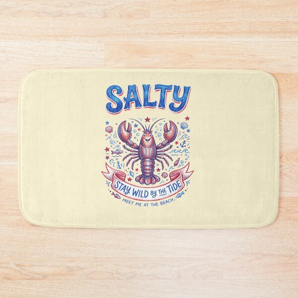 Item preview, Salty Lobster Stay Wild By The Tide Vintage Nautical designed and sold by TeeARTHY.