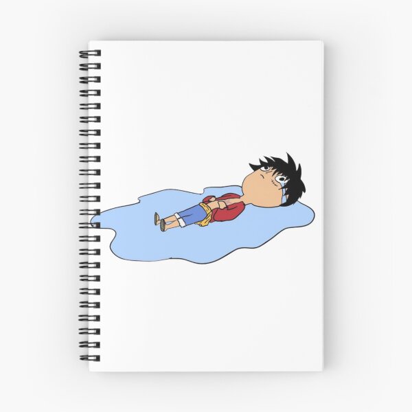 Item preview, Exhausted Pirate Boy Floating Flat on Blue Water Puddle designed and sold by DeepBlueMeadow.