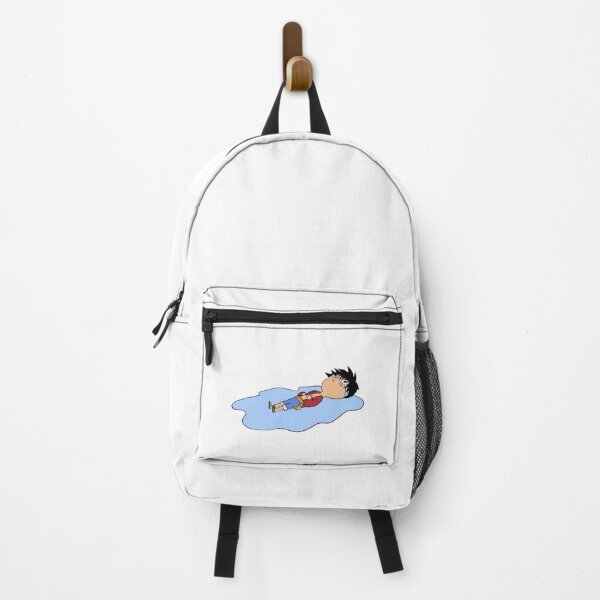 Item preview, Exhausted Pirate Boy Floating Flat on Blue Water Puddle designed and sold by DeepBlueMeadow.