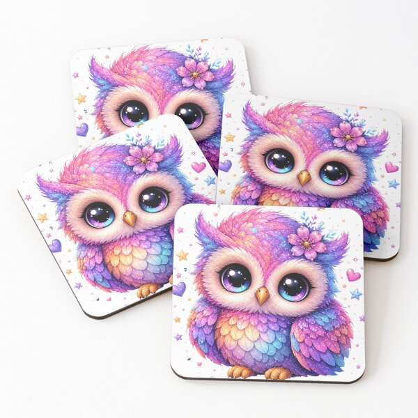 Item preview, Cute Rainbow Baby Owl designed and sold by MySthore.