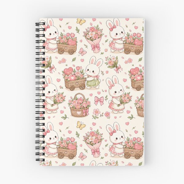 Item preview, Bunny Heart Flower Cart Pattern designed and sold by Soft Berry Studio.