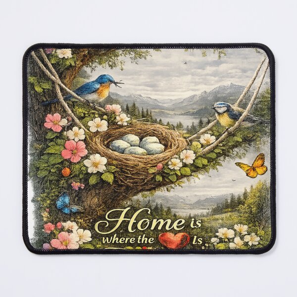 Item preview, Peaceful bird nest nature designed and sold by urbanshop7.