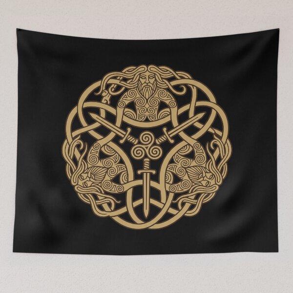 Item preview, Celtic Knot Sword Vintage Viking Warrior Design designed and sold by TeeARTHY.