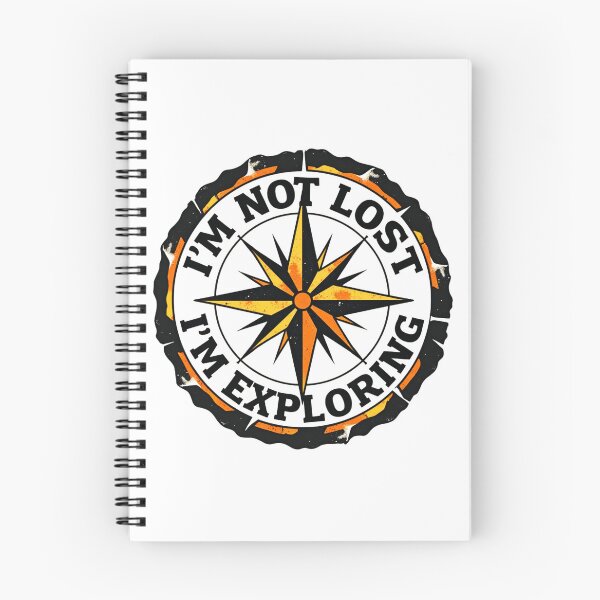 Item preview, I’m Not Lost I’m Exploring Vintage Compass Design designed and sold by GabeMountainArt.