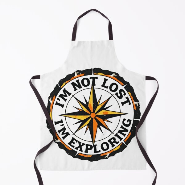 Item preview, I’m Not Lost I’m Exploring Vintage Compass Design designed and sold by GabeMountainArt.
