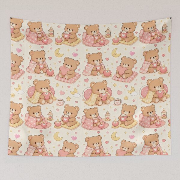 Item preview, Teddy Bear Love Candle Pattern designed and sold by Soft Berry Studio.