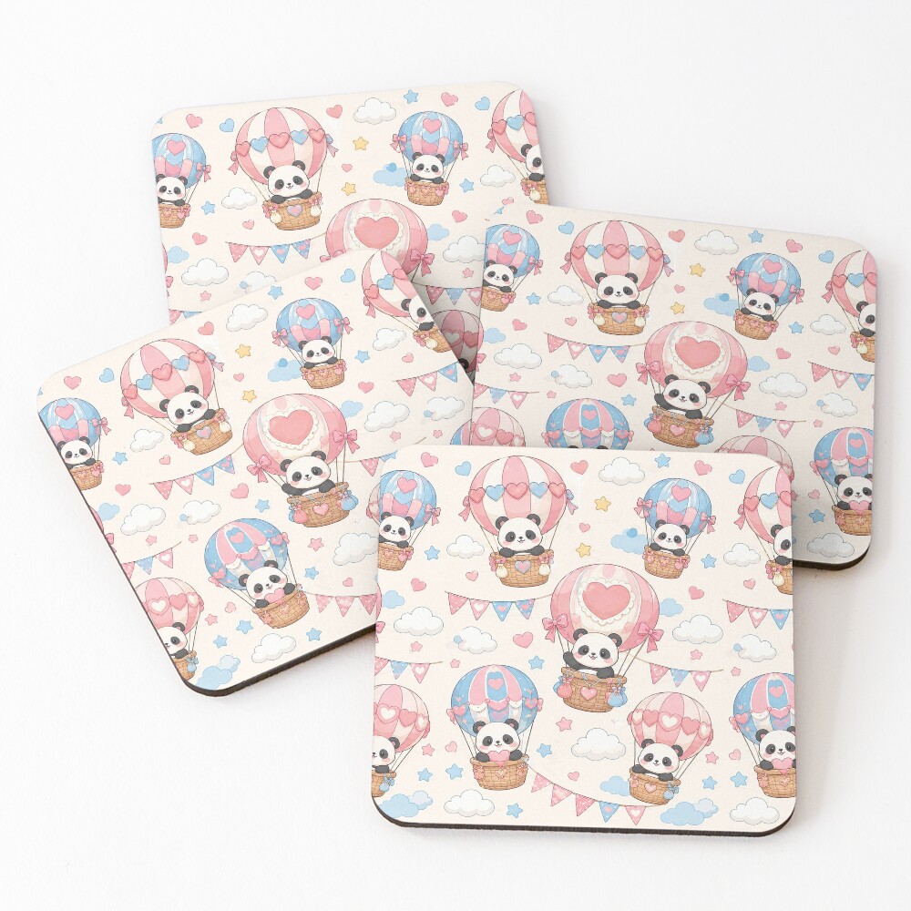 Item preview, Coasters (Set of 4) designed and sold by SoftBerryStudio.