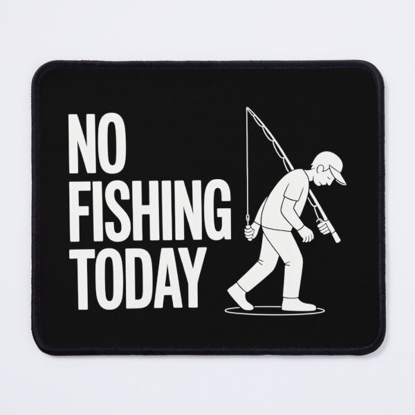 Item preview, No Fishing Today Funny Fishing Lover Vintage designed and sold by MizoX7.