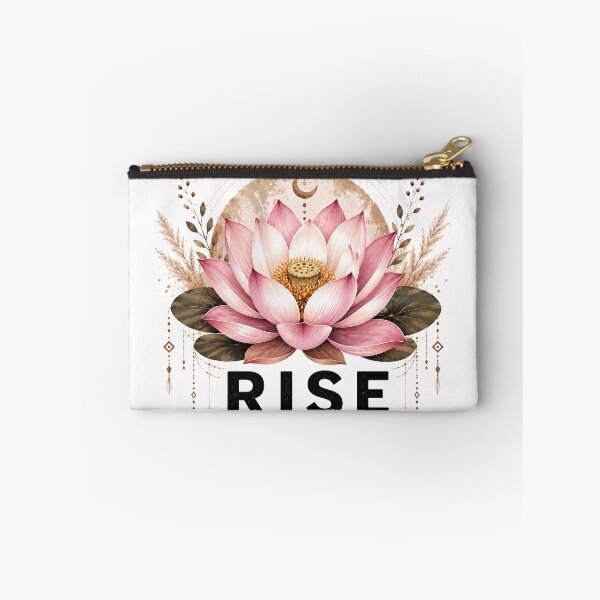 Item preview, Rise & Shine Boho Lotus Flower | Botanical Floral Design designed and sold by CalmMandala.