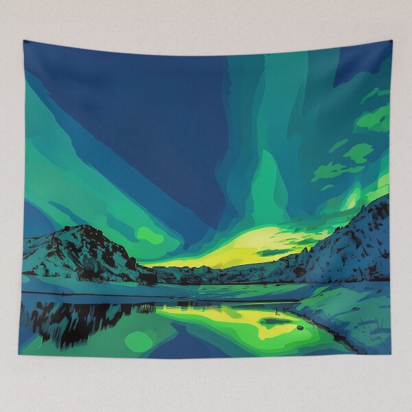 Item preview, Artistic Northern Lights designed and sold by tomorrowsart.