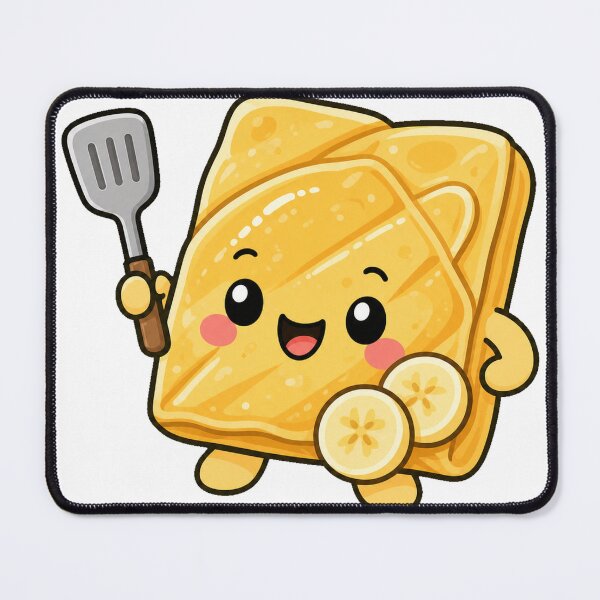 Item preview, Cute Thai Banana Roti designed and sold by Doodle Planet.
