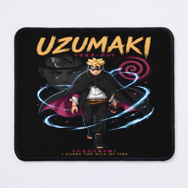 Item preview, Uzumaki Prodigy- I Carry The Will of Fire | Next Generations Otsutsuki Aesthetic Design designed and sold by Trinidesigns123.