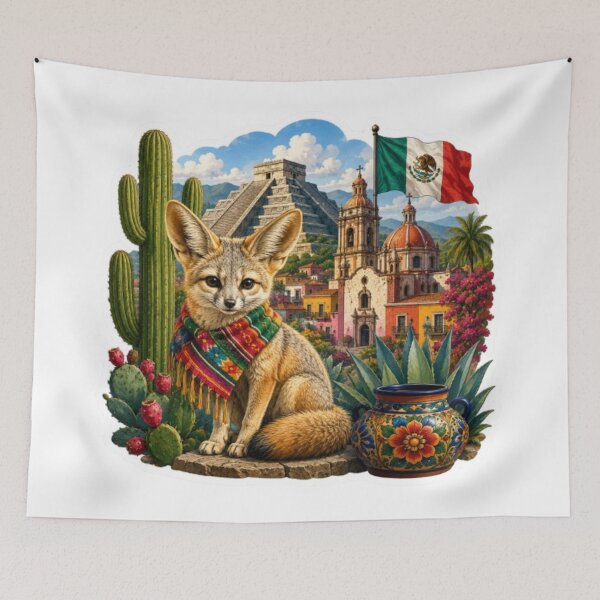 Item preview, Mexican Fennec Fox Travel  designed and sold by Snurly.