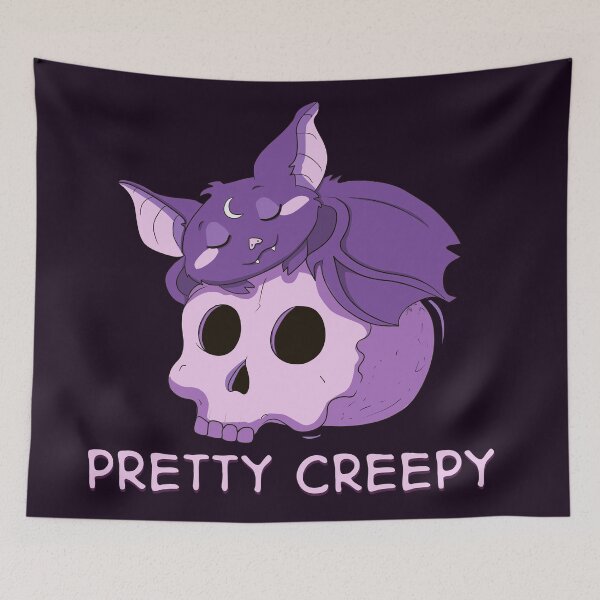 Item preview, creepy cute sleeping bat tee shirt design designed and sold by Sketch Stew Studio.