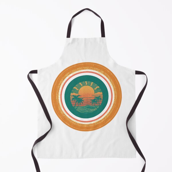 Item preview, Retro Sunset Beach – Vintage Tropical Vibes designed and sold by GraphicGlowTeesStore.
