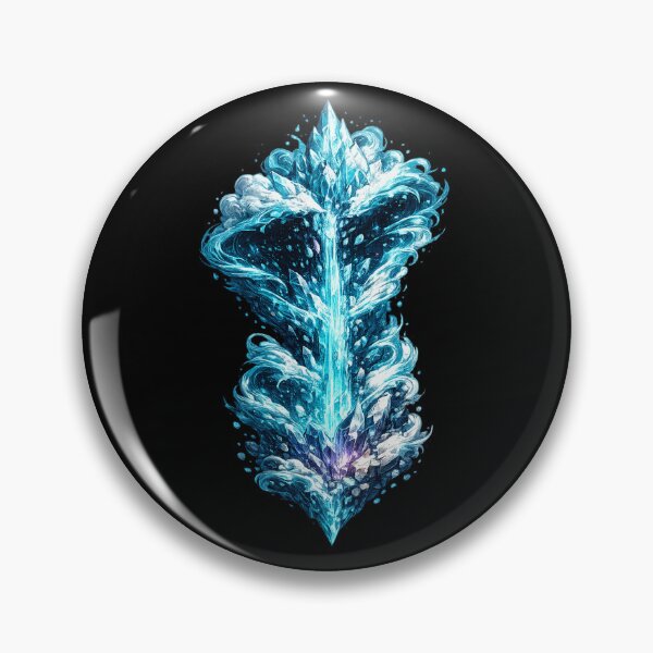 Item preview, Icy Crystal Energy Formation Illustration designed and sold by ArtoryWorks.