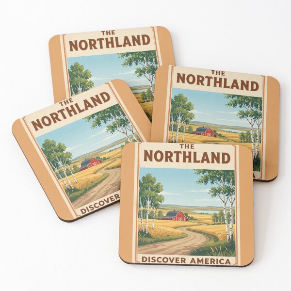 Item preview, Northern USA Vintage Style Travel Advert designed and sold by Dimensionality.