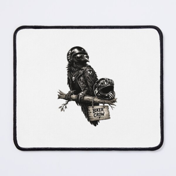 Item preview, iker Crow | Cool Motorcycle Bird Illustration designed and sold by NucciCollective.