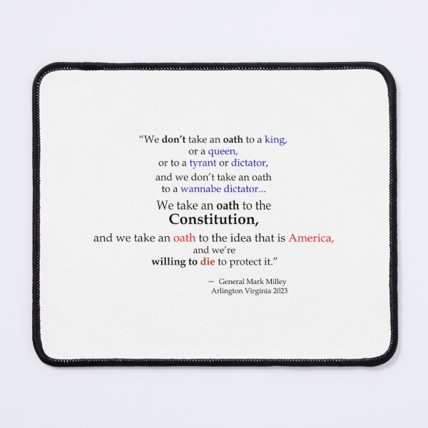Item preview, Quote General Milley On Oaths designed and sold by lojancugomap.