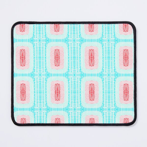 Item preview, Turquoise Coral Retro Tile designed and sold by CO10store.