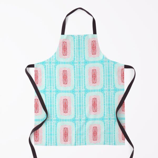 Item preview, Turquoise Coral Retro Tile designed and sold by CO10store.