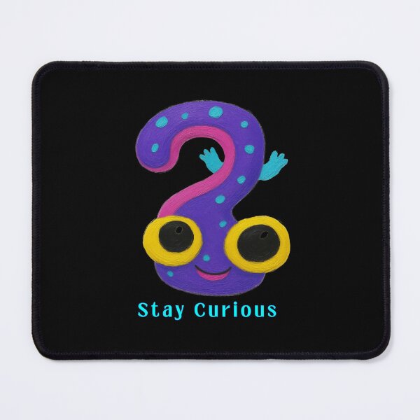 Item preview, Stay Curious - Cute Tadpole Monster designed and sold by PatykArt.