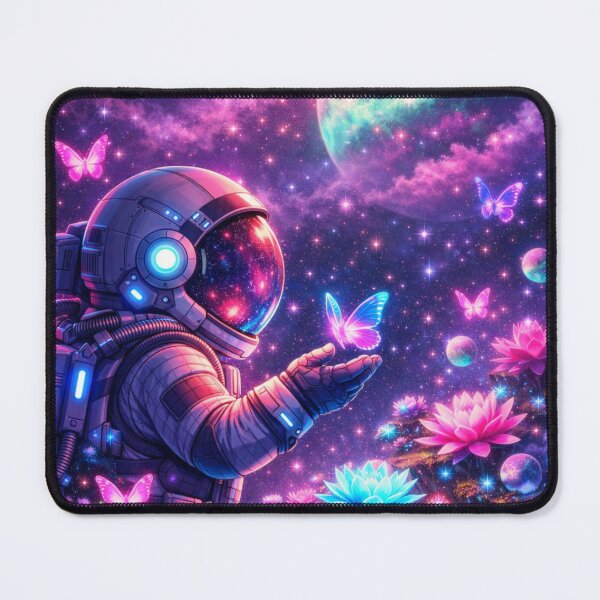 Item preview, Neon Space Butterfly Galaxy Art designed and sold by Black Signal.