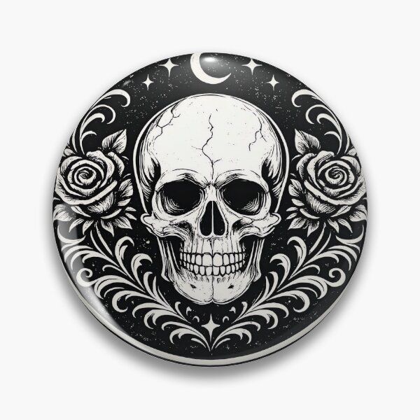 Item preview, Gothic Skull and Roses Design designed and sold by SP319.
