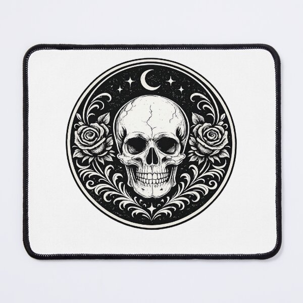 Item preview, Gothic Skull and Roses Design designed and sold by SP319.
