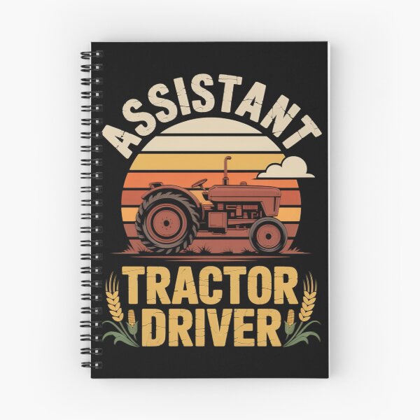 Item preview, Assistant Tractor Driver Retro Farm Tractor designed and sold by MizoX7.