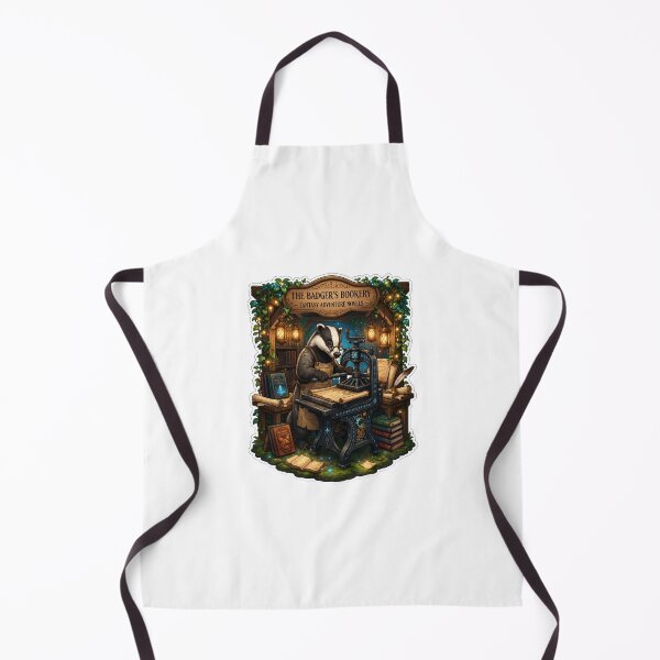 Item preview, The Badger's Bookery | Fantasy Adventure Novels | Magical Book Press | Cottagecore Bookshop | Book Lover Gift designed and sold by MrDev.