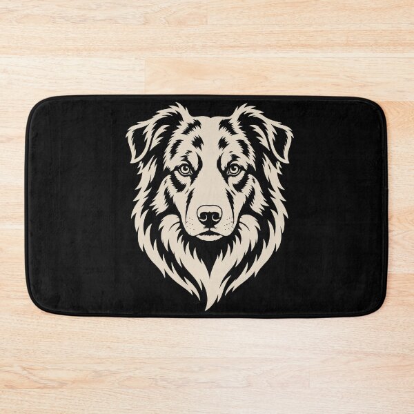 Item preview, Australian Shepherd Minimalist Mascot | Working Dog Collection designed and sold by RusticMeadow.