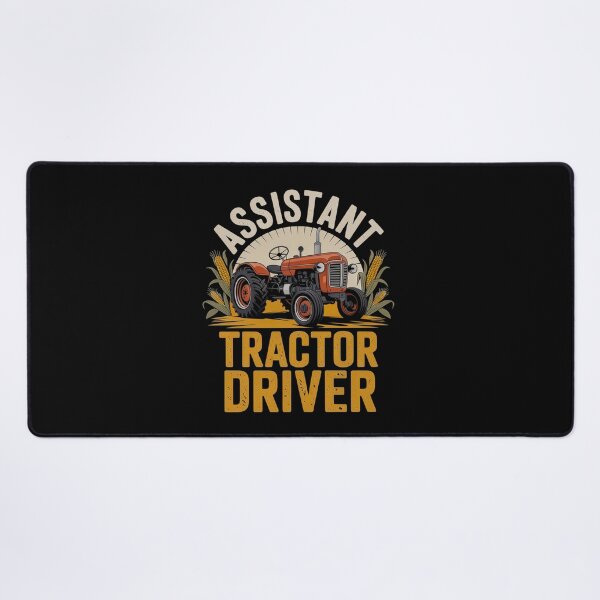 Item preview, Assistant Tractor Driver Retro Farm Tractor designed and sold by MizoX7.