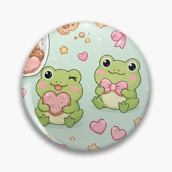 Item preview, Frog Love Cookie Jar Pattern designed and sold by Soft Berry Studio.