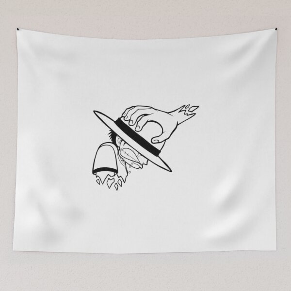 Item preview, Tearful Boy Gripping Straw Hat Monochromatic Portrait designed and sold by DeepBlueMeadow.