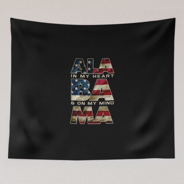 Item preview, Alabama in my heart Pride Strong Awesome Design Gift America designed and sold by djpraxis.