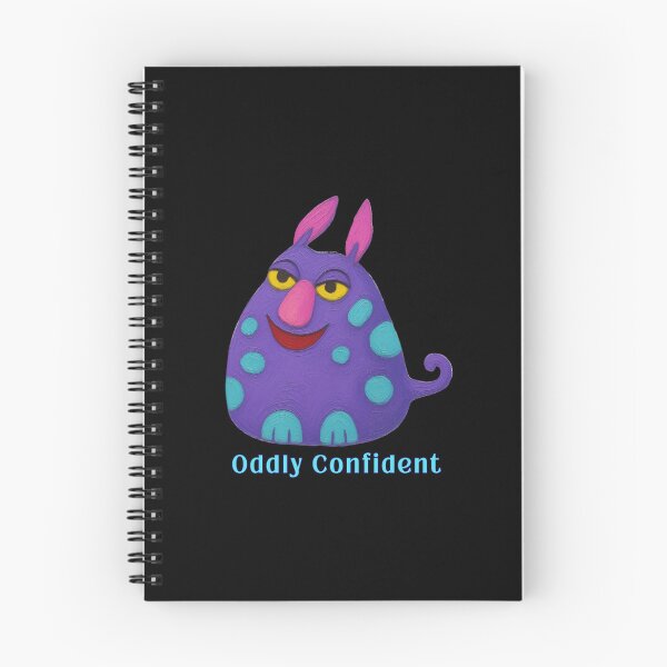 Item preview, Oddly Confident - Whimsical Purple Monster with Calm Attitude designed and sold by PatykArt.