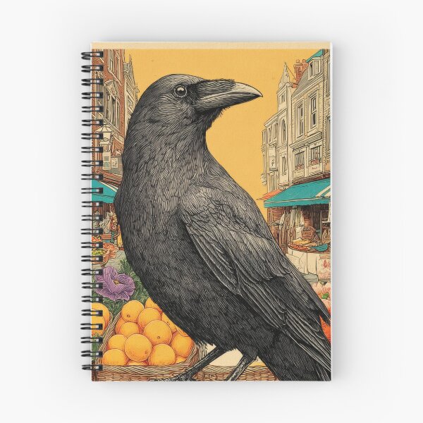 Item preview, Raven Among Fruit and Vintage Urban Market designed and sold by CoffeeinBloom.
