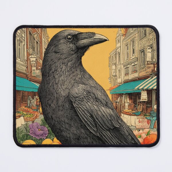 Item preview, Raven Among Fruit and Vintage Urban Market designed and sold by CoffeeinBloom.