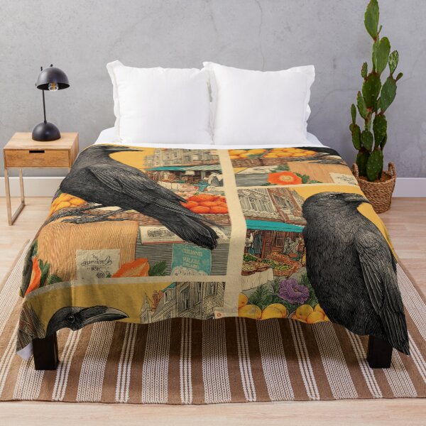 Item preview, Raven Among Fruit and Vintage Urban Market designed and sold by CoffeeinBloom.