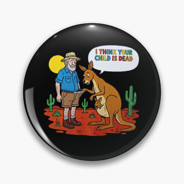 Item preview,  Funny Kangaroo Dark Humor designed and sold by TeeARTHY.