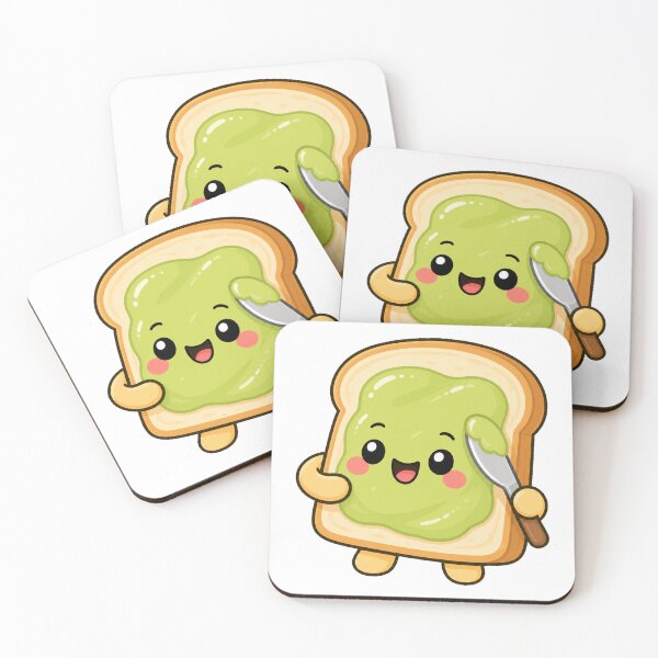 Item preview, Cute Pandan Custard Toast designed and sold by Doodle Planet.